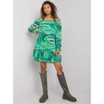 Dámské šaty Dámské šaty s volánem španělské EDMONTON zelené