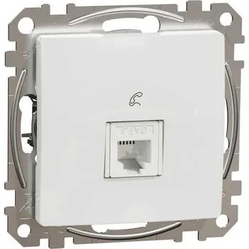 SDD111491 Zásuvka telefonní 1xRJ11, bílá, Schneider
