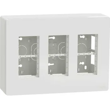 NU123418 Centrální jednotka 3x4 moduly vertikální povrchová, System+, Bílá, Schneider