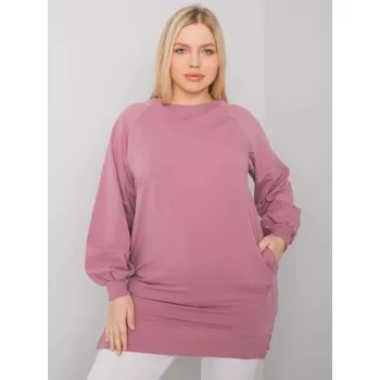 Dámská halenka Dámská halenka plus size TOLEDO špinavě růžová