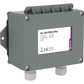 Jistič A07098 DL-10G-PoE-IP66 Přepěťová ochrana Ethernetu v kombinaci se speciální ochranou PoE, Saltek