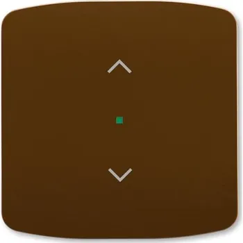 6220A-A01002 H Kryt 1násobný, symbol žaluzie, hnědá, ABB-free@home, Tango