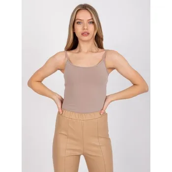 Dámské tričko Dámský top INDIANA tmavě béžový