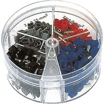 270795 Sada dvojitých izolovaných dutinek, 4 druhy v organizéru, Haupa