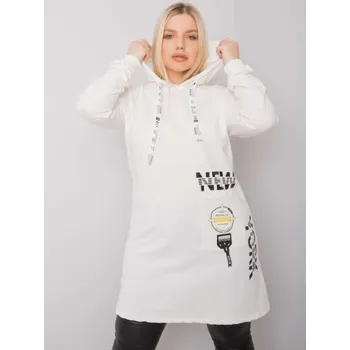 Dámská tunika Dámská tunika s kapucí plus size ASHFORD ecru