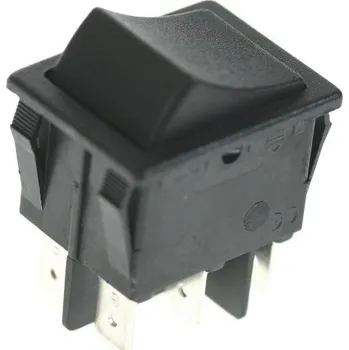 vypínač I 4700 Přepínač dvojitý 16A/250V - černý