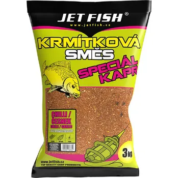 Návnadová surovina JET FISH - Krmítková směs Chilli Česnek 3kg