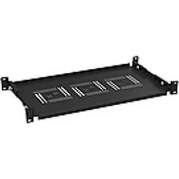 Rozvaděč 80501250 Police 19 palců 1U 250mm pevná, BK úchyt na přední i zadní lišty UP-12