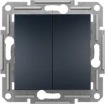 EPH0600171 Přepínač dvojitý střídavý ř. 6+6, bezšroubový, antracit, Schneider