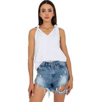 Dámský top s ramínky RUE PARIS bílý