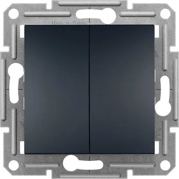 EPH0600371 Přepínač dvojitý střídavý řazení 6+6, antracit, Schneider