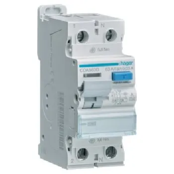Jistič CDA563D Proudový chránič 2P, 63A, 30mA, 10kA, typ: A, Hager