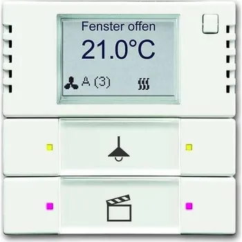 2CKA006134A0338 Snímač teploty s regulátorem a ovl. prvkem 2- / 4-násobným, mechová bílá, ABB