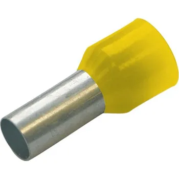 elektrický kabel 270832 Dutinka izolovaná DIN 25 mm2, 18 mm, žlutá, Haupa