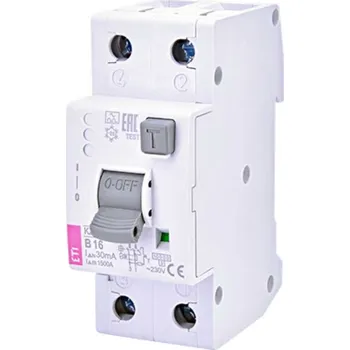 Jistič 002172502 KZS-2M2P Chránič komb. 2P, 2M, typ A, char. B, 30mA, 10kA, 10A, 230V, ETI