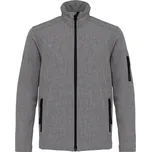 KARIBAN Dětská 3-vrstvá softshellová bunda bez kapuce Barva: Šedá, Velikost: XL 146/152