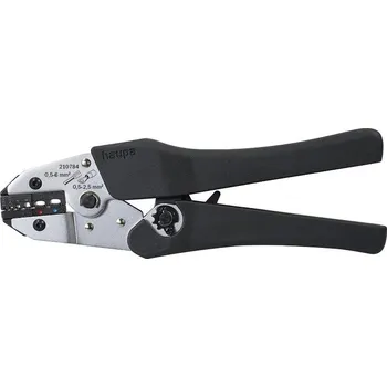 Kleště 210784 Kleště lisovací na izolovaná kabelová oka a spojky 0,5 - 6 mm2, Haupa
