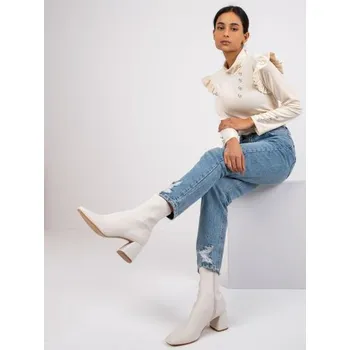 Dámská halenka s ozdobnými knoflíky CAPRI béžová