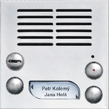 4FN 231 07.5/N Modul vrátného KARAT VIDEO 2 tlačítka, nerez, Tesla Stropkov