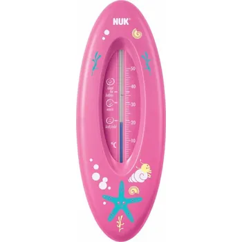 Koupání kojence Teploměr do vaničky Nuk Oceán růžový