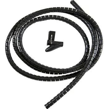 Kleště 262034 Spirála svazkovací včetně nástroje 8 - 18 mm černá (balení 2m), Haupa