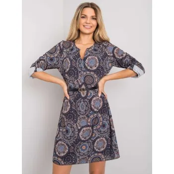 Dámské šaty Dámské šaty vzorované KAIPO tmavě modré