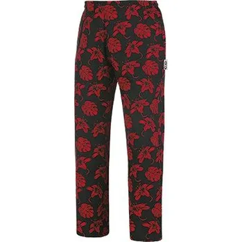 Gastro oděv Kuchařské kalhoty EGOchef - Ibišek 100% bavlna XXXL E-3502140A3XL