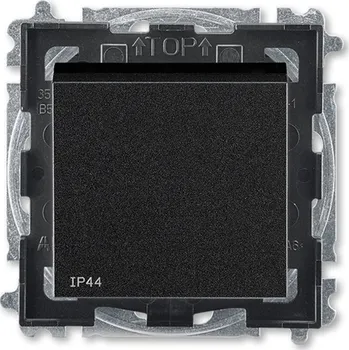 vypínač 3559H-A86940 63 Ovládač přepínací, řazení 6/0, IP44, onyx/kouřová černá, ABB Levit M