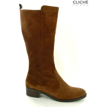 Dámská obuv Hnědé semišové kozačky ARA Parker, poslední páry 42, 42,5 42