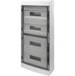 GW40109BD Rozvodnice 72M (18x4), IP65, nástěnná, průhledná dvířka, včetně 2 svorkovnic, Gewiss