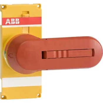 Jistič 1SCA022772R7830 OTVY400EK Rukojeť pro přímé ovládání, 95 mm, pro odpínač OT315...400, žluto-červená, ABB
