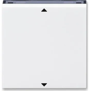 vypínač 3299H-A00110 62 Kryt spínače žaluziového Busch-Jalousiecontrol II s krátkocestným ovládáním, bílá/kouř. černá, ABB Levit