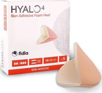 Krytí na ránu Fidia Farmaceutici HYALO4 Non Adhesive Foam Heel 18 x 12 cm 5 ks