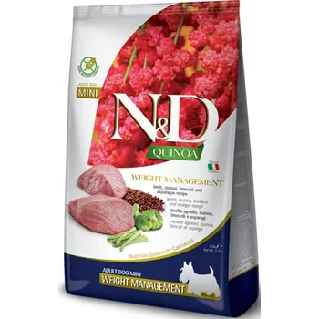Krmivo pro psa N&D Quinoa Dog Adult Mini Weight Management Lamb/Broccoli