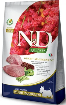 Krmivo pro psa N&D Quinoa Dog Adult Mini Weight Management Lamb/Broccoli