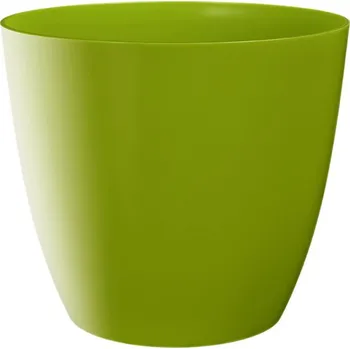 Obal na květináč Obal Ella - lesklá zelená 15 cm