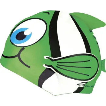 Plavecká čepice Spokey RYBKA Dětská plavecká čepice Barva: zelená