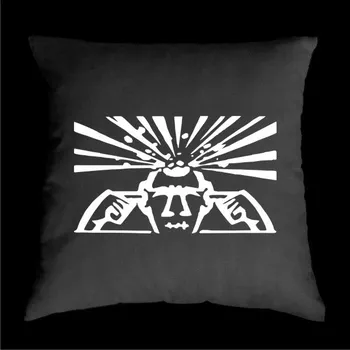 Dekorativní polštářek TEKNOSHOP Virus Sound System Connection polštářek s potiskem modrý