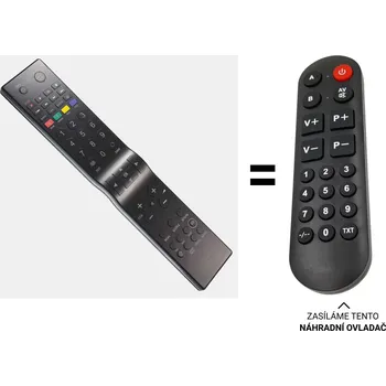 Dálkový ovladač Gogen RC5103 náhradní dálkový ovladač pro seniory