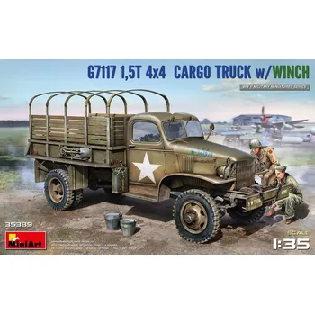 Plastikový model 1/35 Chevrolet G7117 1,5t 4x4 Cargo Truck w/Winch
