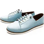 Dámské kožené polobotky L0688-35 Looke modrá Barva: světle modrá, Velikost: 39