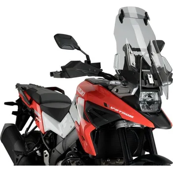 Puig Touring Windshield with Visor Suzuki 20412 Suzuki DL1050 V-Strom (20-25) Kouřová (H)