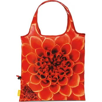 Nákupní skládači taška PUNTA Flowers red
