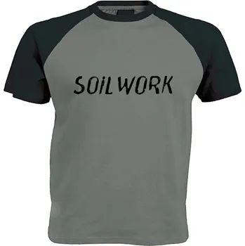 šedo černé triko Soilwork