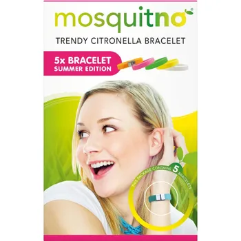 Repelent MosquitNo Summer Náramky s citronelou (5 ks)