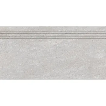Obklad Quarzit, DCP84737, schodovka, 40 x 80 cm, šedá