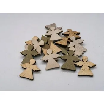 Vánoční dekorace Přízdoba andělíčci, Barva Zelená