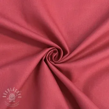 Bavlněný popelín dark blush