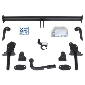Tažné zařízení GDW tažné zařízení pevné včetně TowTec elektropřípojky 7pólové typová - JEEP COMPASS
