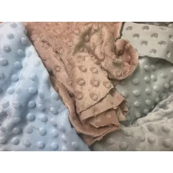 Minky, metráž, zbytky, mix barev SUPER CENA !